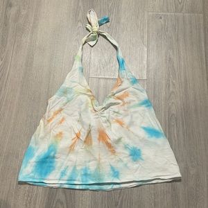 urban outfitter tie-dye halter top
